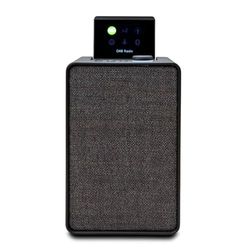 Pure Evoke Spot Equipo de música doméstico Compacto (Radio Dab Dab+ FM, Radio por Internet, podcasts, Spotify Connect, Bluetooth y 20 vatios de Potencia de Audio), Blanco algodón