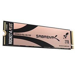 SABRENT SSD 2TB, SSD interno, SSD NVMe PCIe M.2 2280, Disco a stato solido ad alte prestazioni, Gen 4, Lettura fino a 7000 (MB/s), Rocket 4 Plus (SB-RKT4P-2TB)