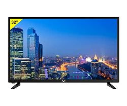 Majestic TVD 232 S2 LED V6 - Televisore HD Ready da 32", DVB-T/T2 e DVB-S/S2, Telecomando, USB, Nero