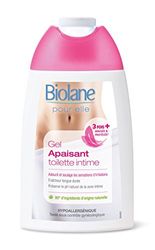 Biolane - Gel apaisant toilette intime - femme - adoucit soulage les sensations d'irritation - fraicheur - hypoallergénique - 200 ml