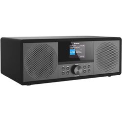 Denver Mir‑270B Chaîne Micro Hi‑FI Noire – Radio Internet, CD, Dab+ & FM, Bluetooth 5.0, Wi‑FI, USB, AUX – 2×100 W Max / 2×10 W RMS – Écran Couleur 2,4″ (Black)