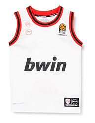 Olympiacos B.C. Olympiacos Maillot Officiel 20/21 pour Enfant, Mixte Enfant, 17473200, Blanc, 8