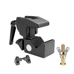 Adam Hall Accessories SUPER CLAMP MK2 SET 1 - Gancio universale con morsetto (e bulloni SS018)