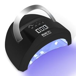 Lampada UV LED Asciuga Unghie 60W 30 LED Display LCD Sensore Automatico, Essiccatore Professionale per Smalto Gel