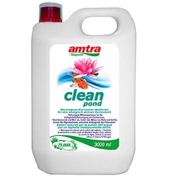 Amtra Clean - Purificador De Agua Natural Para Estanques, Reduce Los Cambios De Agua, Formato 3.000 Ml