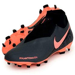 Nike Phantom Vision Pro Dynamic Fit Fg Unisex Voetbalschoenen Volwassene, Donkergrijs Light Mango Zwart, 36 EU