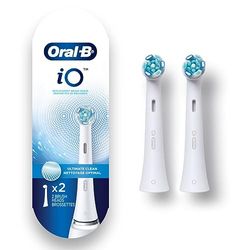 Oral-B iO - Testine di ricambio Ultimate Clean, colore bianco, 2 pezzi