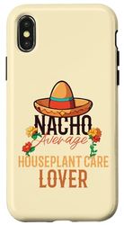 Custodia per iPhone X/XS Amante medio della cura delle piante d'appartamento Nacho