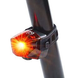 DANSI Luz traseira LED para bicicleta, recarregável, homologada por StVZO, luz traseira para bicicleta, luz traseira para bicicleta