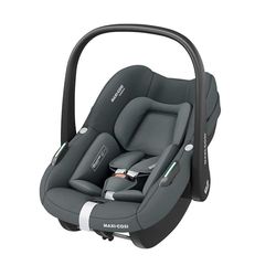 Maxi-Cosi Pebble S, Babyskydd, Baby bilbarnstol, 0–15 månader, 0–13 kg, 40–83 cm, Click & Go-installation, G-CELL sidokollisionsskydd, Integrerat bekvämt spädbarnsinlägg, Tonal Graphite