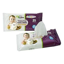 Natural Care BigBuy S2202626 Toallitas Húmedas For My Baby Con Aloe Vera, 24 Uds