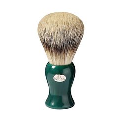 Pincel de barba Omega de alta calidad con mango de resina.