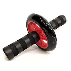 FFitnes FFITNESS ABS Trainer One Wheel, Anti-slip för buken Unisex Vuxen, Röd, Unik