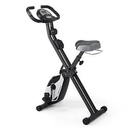 Ultrasport F-Bike e F-Rider Bicicleta estática de treino fitness, tonificação de todo o corpo e resistência, Talla única Alumínio