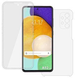 Custodia Completa Trasparente Pc + TPU Full Body 360 per Samsung Galaxy A52 / A52 5G / A52s 5G
