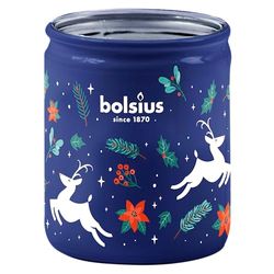 Bolsius - Vela perfumada - 6 piezas - Duración de combustión de 23 horas - 82 x 68 mm - Extractos naturales - Contiene cera vegetal - Sin aceite de palma
