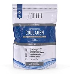 Hydrolysed Collagen Powder (Bovine) - High Protein Grass Fed Unflavoured Peptides - Collagen Supplements for Women | Gluten Free, Paleo & Keto Friendly (2KG)