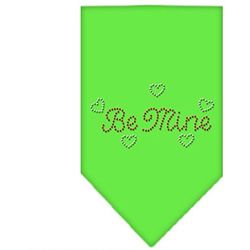 Mirage Be Mine Rhinestone Dog Bandana, Small, Lime Green