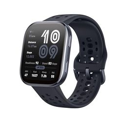 AMAZFIT Bip 6 Smartwatch 46mm, Batterie 14 Jours, AMOLED 1,97", GPS avec Cartes, IA, Appels Bluetooth, Suivi Santé et Sommeil, 140+ Modes Sportifs, Étanchéité 5ATM, Noir