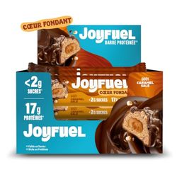 JOYFUEL - Barre Protéinée Cœur Fondant - Goûts Caramel Salé