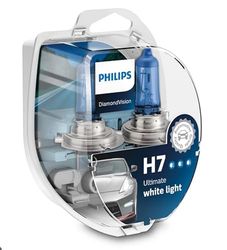 AMPOULES DE PHARE MISE À NIVEAU PHILIPS DIAMOND VISION H7 (PACK 2PCS)