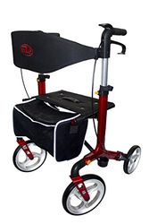 Antar AT51111 Aluminium Premium Rollator 9.80 kg, Red