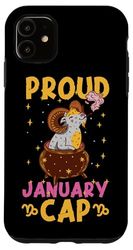 Capricorn Zodiac: Proud January Cap Case for iPhone 11