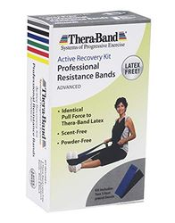 THERABAND Juego de Bandas de Resistencia, Banda elástica Profesional sin látex para Ejercicio de Parte Superior e Inferior del Cuerpo, Entrenamiento de Fuerza, Terapia, Pilates, rehabilitación,