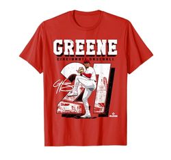 Hunter Greene | Cincinnati MLB Baseball Players | MLBHGR201M T-Shirt