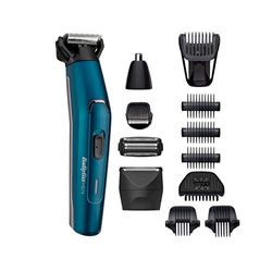 BaByliss MEN MT890E Multikit Uomo Japanese Steel 12 in 1 Lame in Acciaio Giapponese, 120 Minuti di Autonomia, 100% Waterproof, Batteria al Litio