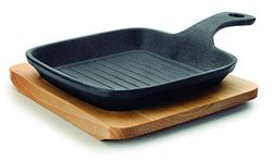 LACOR Mini Grill Magma 21X13,5X2,5 CM, Noir