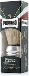 Proraso | Blaireau de rasage – Blaireau pour savon à barbe en soies naturelles de porc – Accessoire pour rasage manuel traditionnel – Fabriqué en Italie