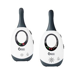 Babymoov Babyphone Simply Care áudio com função VOX, alarme duplo e 2 adaptadores, alcance de 300 m, cinzento