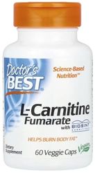 Doctor's Best - L-Carnitina Fumarato con Biosint Carnitinas | 855mg - 60 cápsulas vegetales