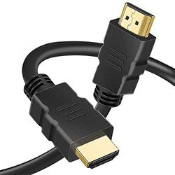 iSOUL 4K HDMI-kabel, high-speed Ultra HD HDMI 2.0-kabel, ondersteunt 3D-formaten met audio-terugkeer Compatibel met Fire TV HDMI 2.0/1.4, Blu-ray/PS4/PS5/Xbox-serie X/Switch HD 1080p PC Zwart 1 meter
