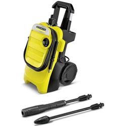 Kärcher Hidro-limpeza K 4 Compact, pressão: máx. 130 bar, fluxo: 420 l/h, Desempenho: 30 m²/h, filtro de água, peso: 11 kg, mangueira e pistola de alta pressão, turbo, dança pulverizadora