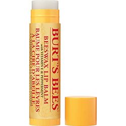 Burt's Bees Lip Balm Beeswax, Moisturising Lip Balm With Vitamin E & Peppermint, 100% Natural Origin, 4.25g