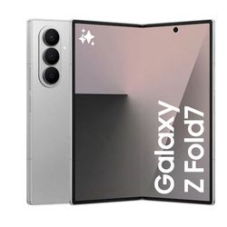 Samsung Galaxy Z Fold7 Smartphone AI pieghevole, 3 anni di Garanzia del produttore, RAM 12GB, 512GB, Display 6,5"/8", Camera 200MP, Batteria a lunga durata, Silver Shadow [Versione italiana]