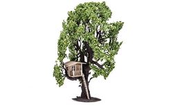 Hornby R7224 Tree (with Tree House) for Model Railway OO Gauge, Model Train Accessories for Adding Scenery, Dioramas, Woodland, Buildings and More, Model Making Kits - 1:76 Scale Model Accessory