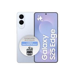 Samsung Galaxy S25 Edge 512GB Teléfono Móvil Fino con IA, Galaxy AI, 12GB RAM, Cámara 200MP, Batería Larga Duración, Garantía del Fabricante 3 Años + 1 Extra, Color Titanio Azul (Versión Española)