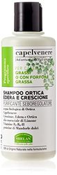 Helan Capelvenere - Nettle, Ivy and Watercress Shampoo for Greasy Hair with Oily Dandruff - Gentle Vegan Hair Care with Purifying and Sebum-Regulating Action - Made in Italy Shampoos, 200 ml