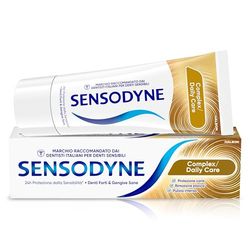 Sensodyne Dentifricio Complex, Denti sensibili, Aiuta a controllare la formazione della placca per Denti Forti & Gengive Sane, Uso Quotidiano, 75ml​