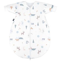 Julius Zöllner Baby vintersovsäck av jersey bomull, storlek 62, standard 100 av OEKO-TEX, Little Fox