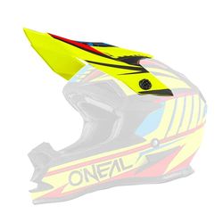 O'NEAL | Mountain Bike Helm Onderdelen | MTB Enduro Mountain Bike | Vervanging Vizier Helm Evo | 7SRS Helm Evo CHASER | Neon Geel | One Size