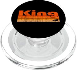 King, Carolina del Norte, estilo retro de los años 80 PopSockets PopGrip para MagSafe