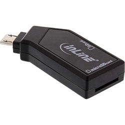 Inline Otg Mobile Card Reader, Usb 2.0, Sd E Microsd Per Smartphone Android E Tablet