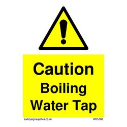 Voorzichtigheid Kokende Water Tap