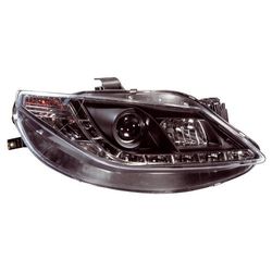 Conjunto de faróis incl. DRL compatível com Seat Ibiza 6J 3/5 portas 2008-2012 - preto