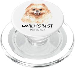 World's Best Pomeranian - Simpatico regalo per gli amanti dei cani PopSockets PopGrip per MagSafe