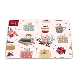 Bonamaison, Rectangle Pop Art Digital Printed Mouse Pad, Non-Slip Base, for Office and Home, Size: 22 x 18 cm